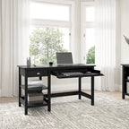 54W Computertafel met planken en en opbergruimte