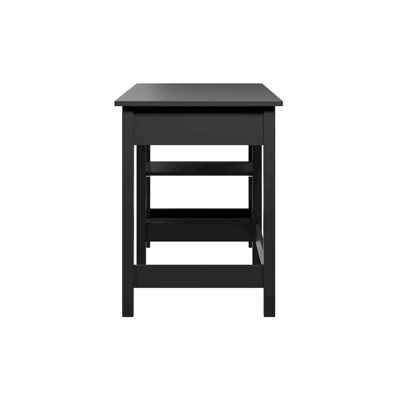 54W Computertafel met planken en en opbergruimte