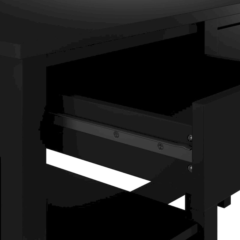 54W Computertafel met planken en en opbergruimte