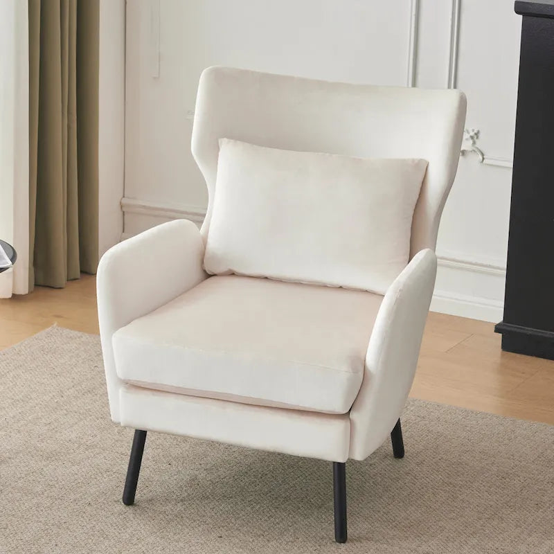 Oorfauteuil van fluweel