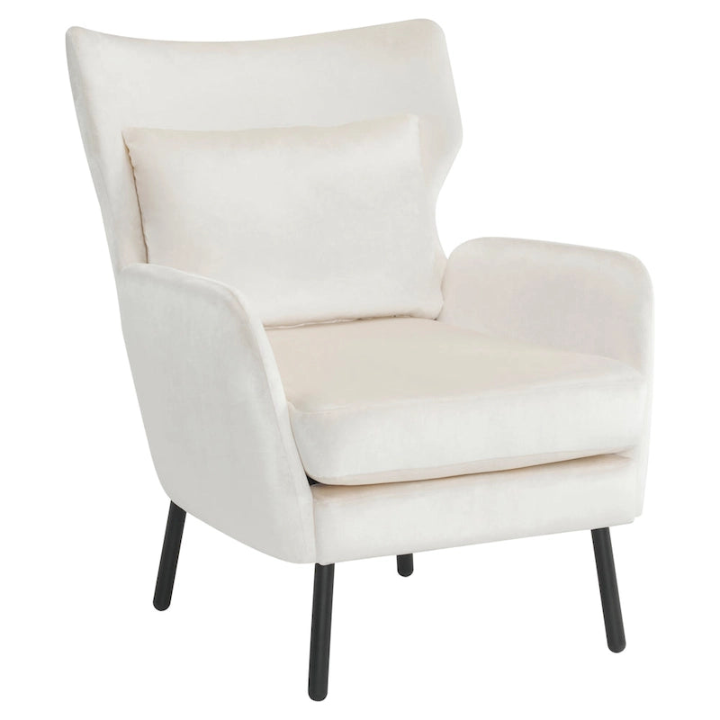 Oorfauteuil van fluweel