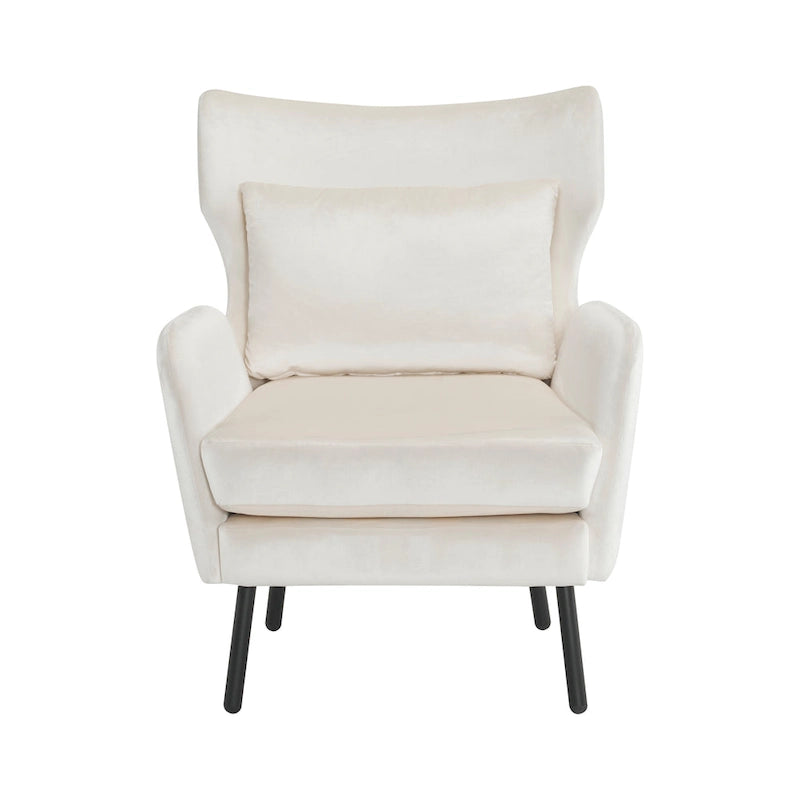 Oorfauteuil van fluweel