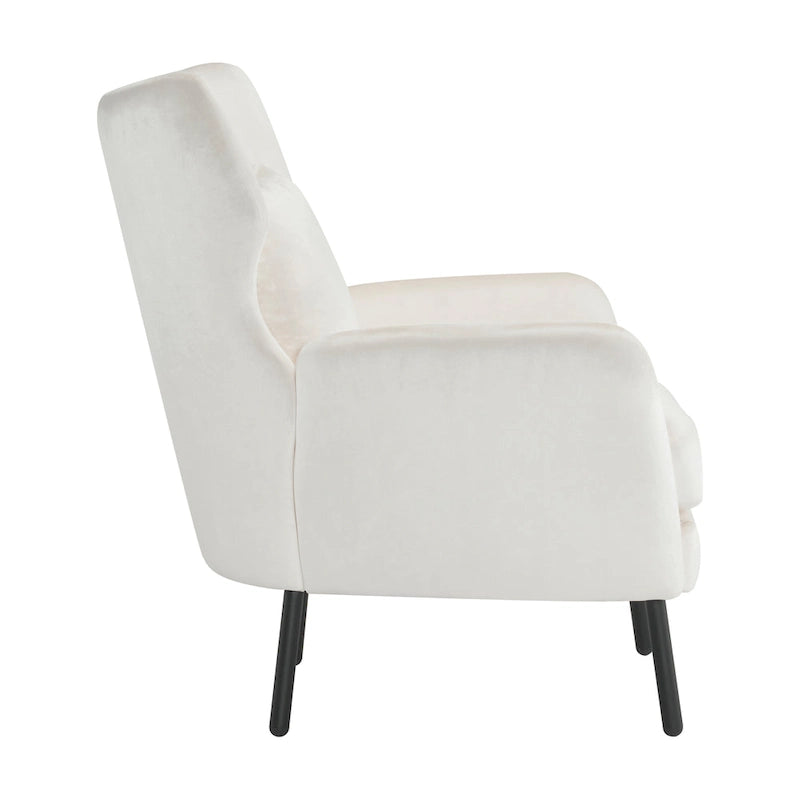 Oorfauteuil van fluweel