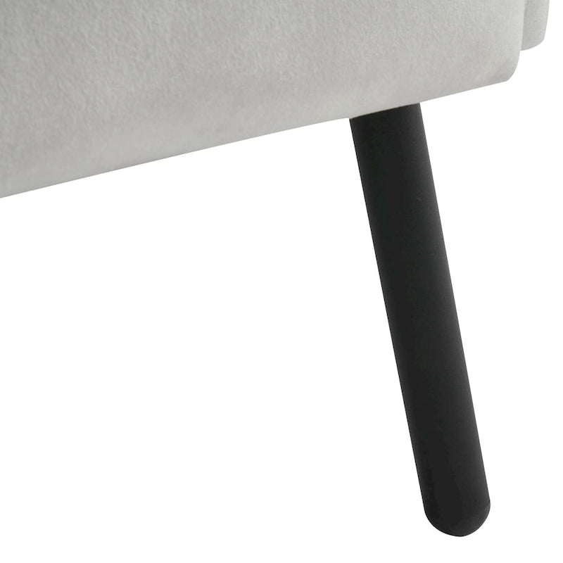 Oorfauteuil van fluweel