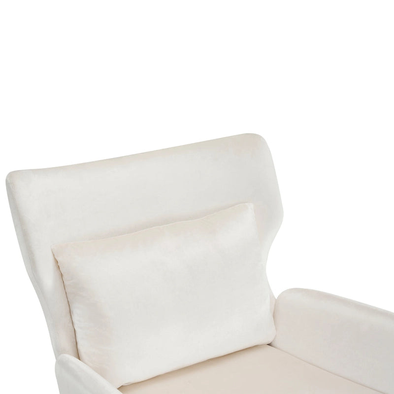 Oorfauteuil van fluweel