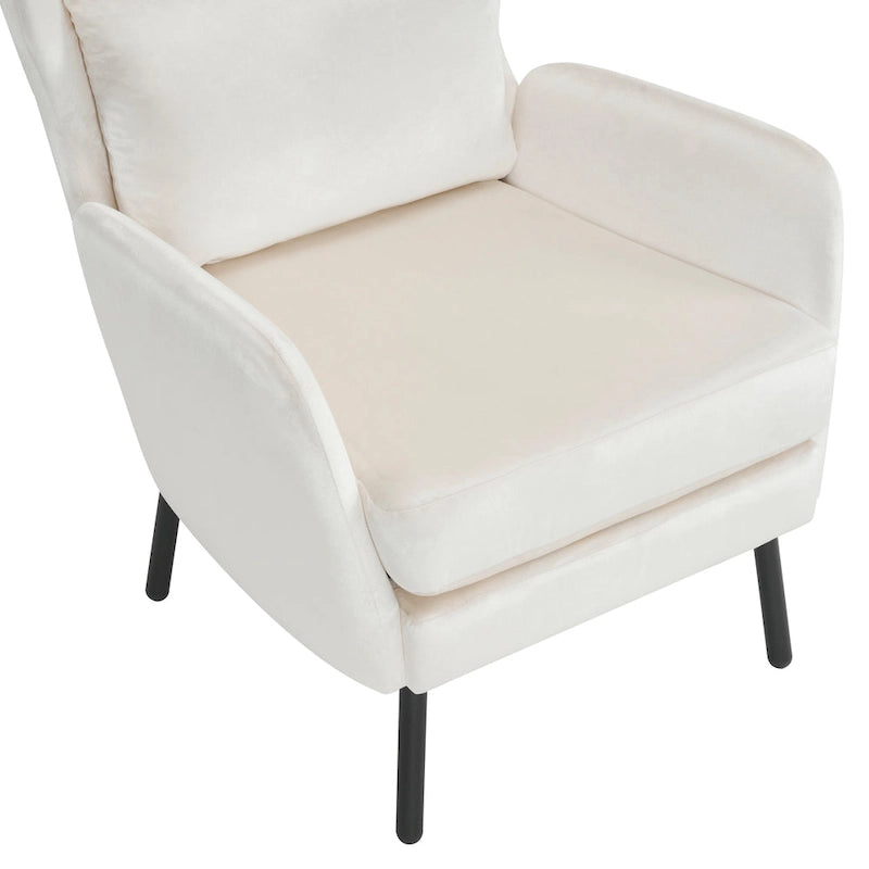 Oorfauteuil van fluweel