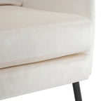 Oorfauteuil van fluweel