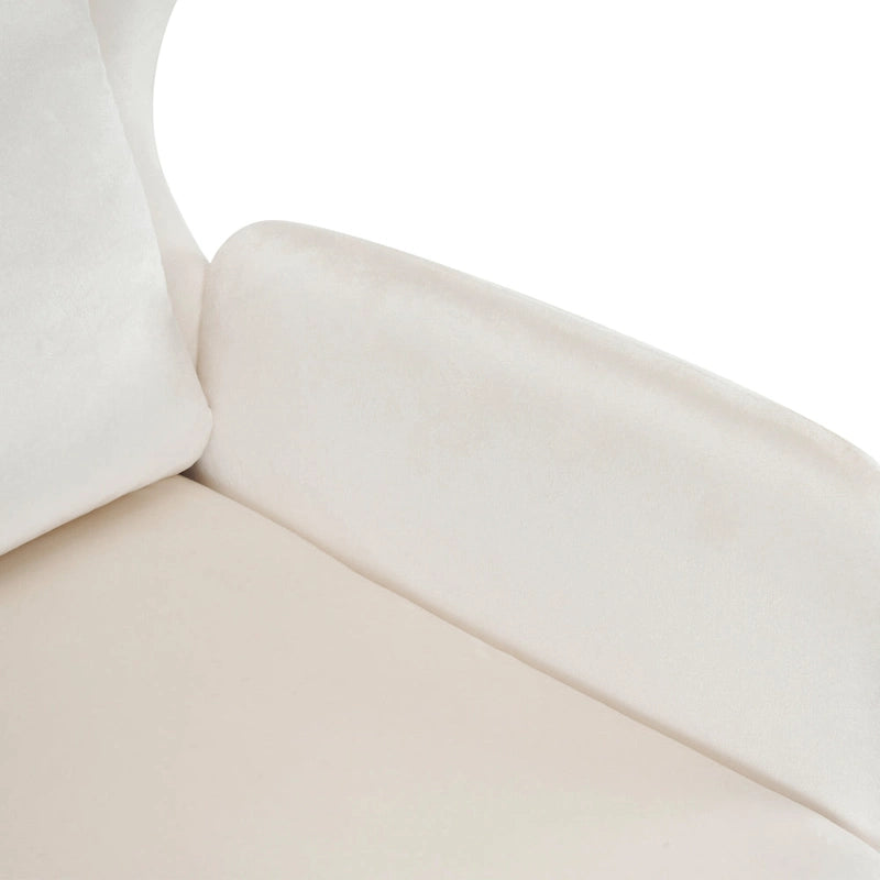 Oorfauteuil van fluweel