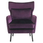 Oorfauteuil van fluweel