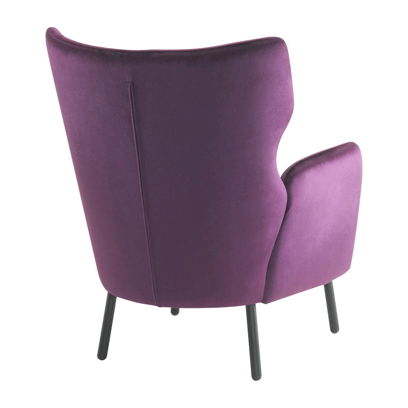 Oorfauteuil van fluweel