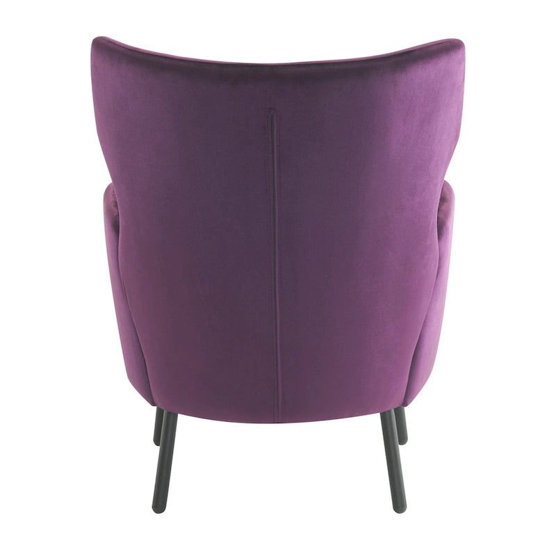 Oorfauteuil van fluweel