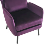 Oorfauteuil van fluweel