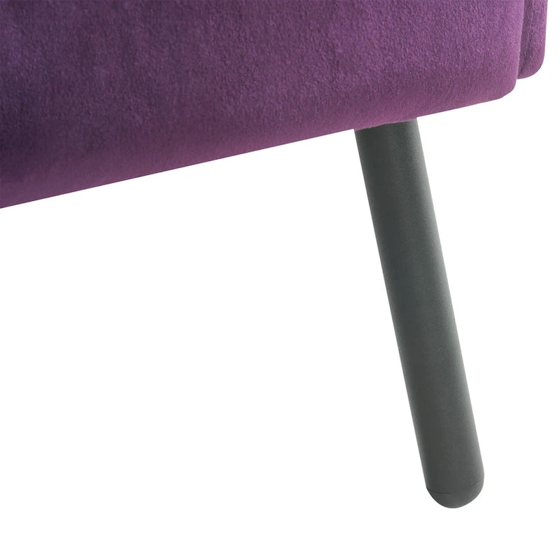 Oorfauteuil van fluweel