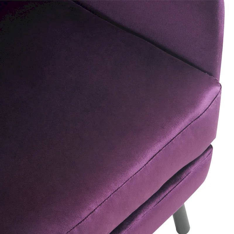 Oorfauteuil van fluweel