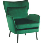 Oorfauteuil van fluweel