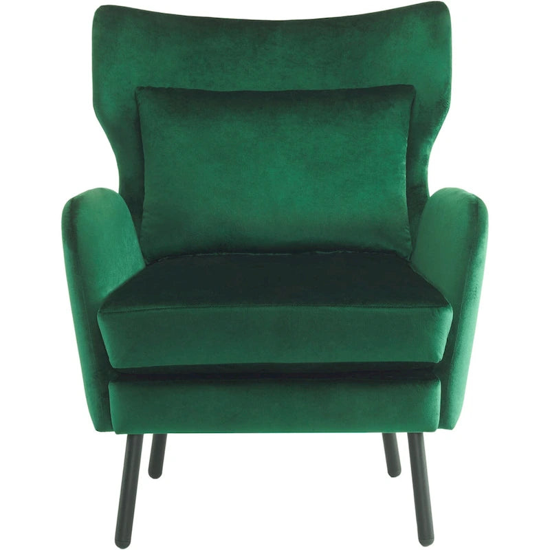 Oorfauteuil van fluweel