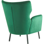 Oorfauteuil van fluweel