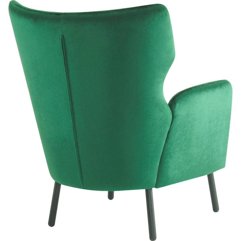Oorfauteuil van fluweel