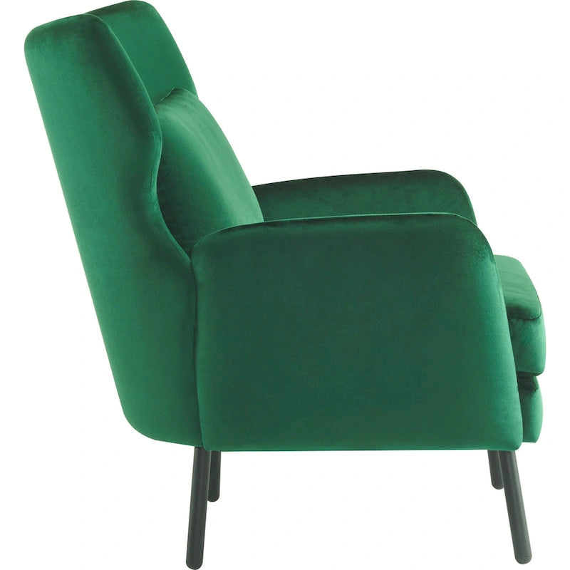 Oorfauteuil van fluweel