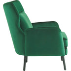 Oorfauteuil van fluweel