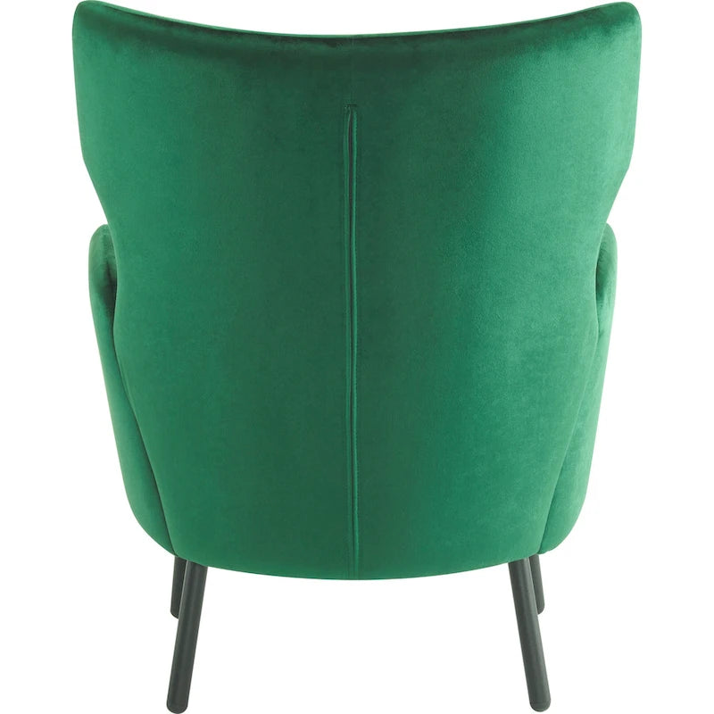 Oorfauteuil van fluweel