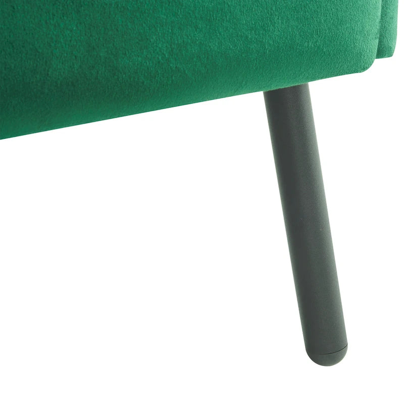 Oorfauteuil van fluweel