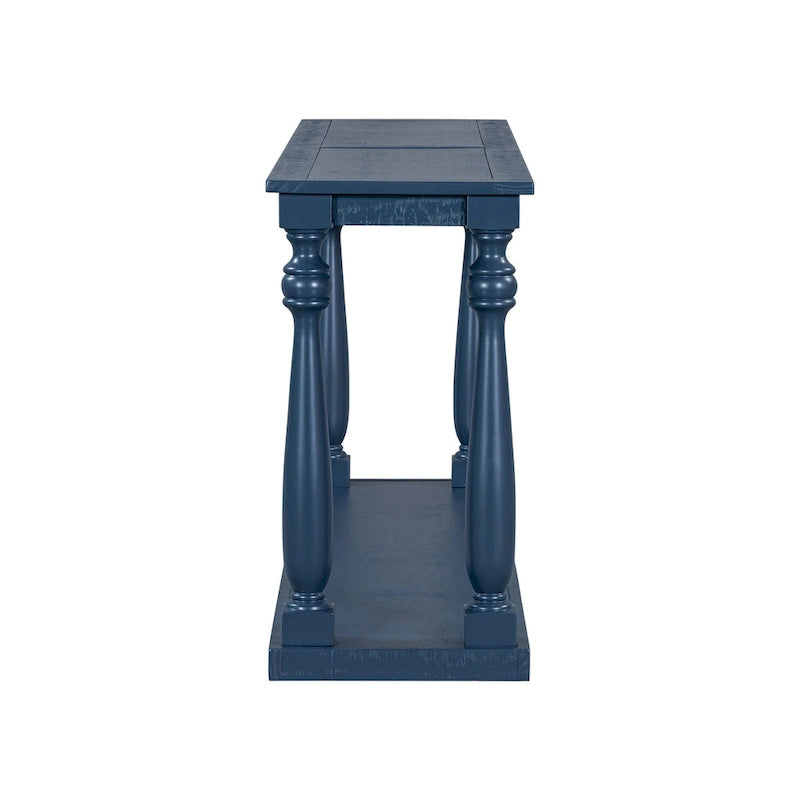 63-inch consoletafel met vaaspoten en onderblad