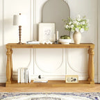 63-inch consoletafel met vaaspoten en onderblad