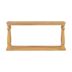 63-inch consoletafel met vaaspoten en onderblad