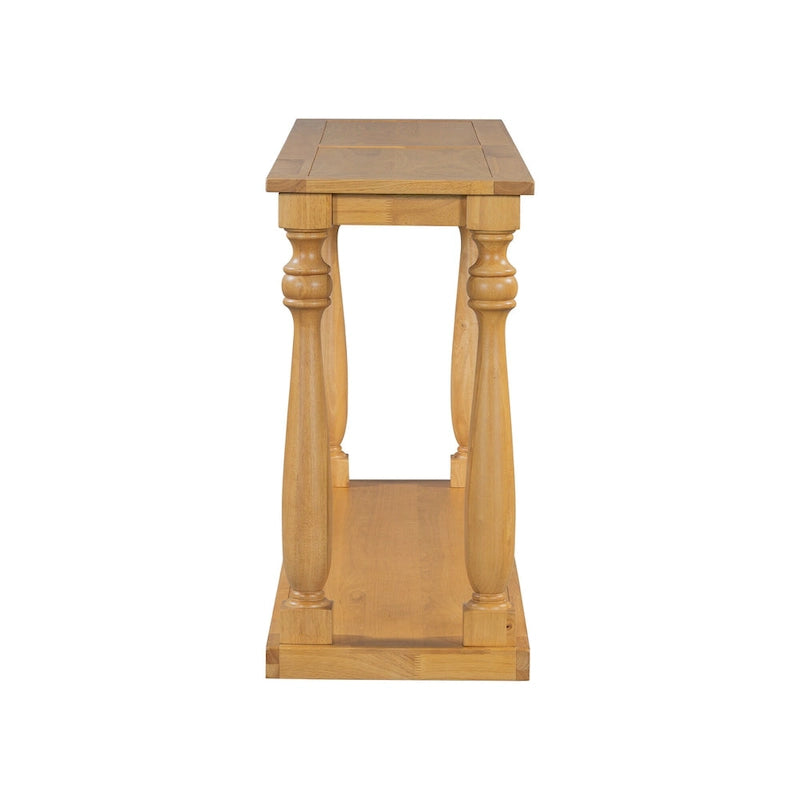 63-inch consoletafel met vaaspoten en onderblad