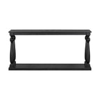63-inch consoletafel met vaaspoten en onderblad