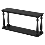 63-inch consoletafel met vaaspoten en onderblad