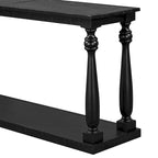 63-inch consoletafel met vaaspoten en onderblad