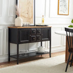 Dressoir met eikenhouten afwerking - 17B x 48D x 22H