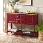 Dressoir met eikenhouten afwerking - 17B x 48D x 22H