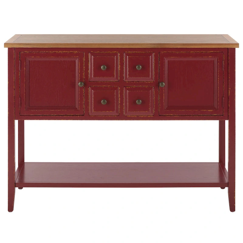Dressoir met eikenhouten afwerking - 17B x 48D x 22H