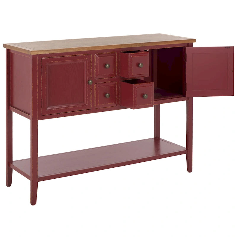 Dressoir met eikenhouten afwerking - 17B x 48D x 22H