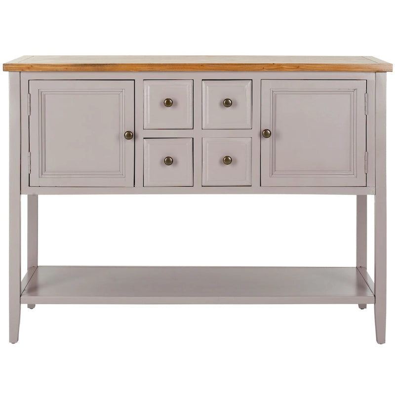 Dressoir met eikenhouten afwerking - 17B x 48D x 22H