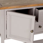 Dressoir met eikenhouten afwerking - 17B x 48D x 22H