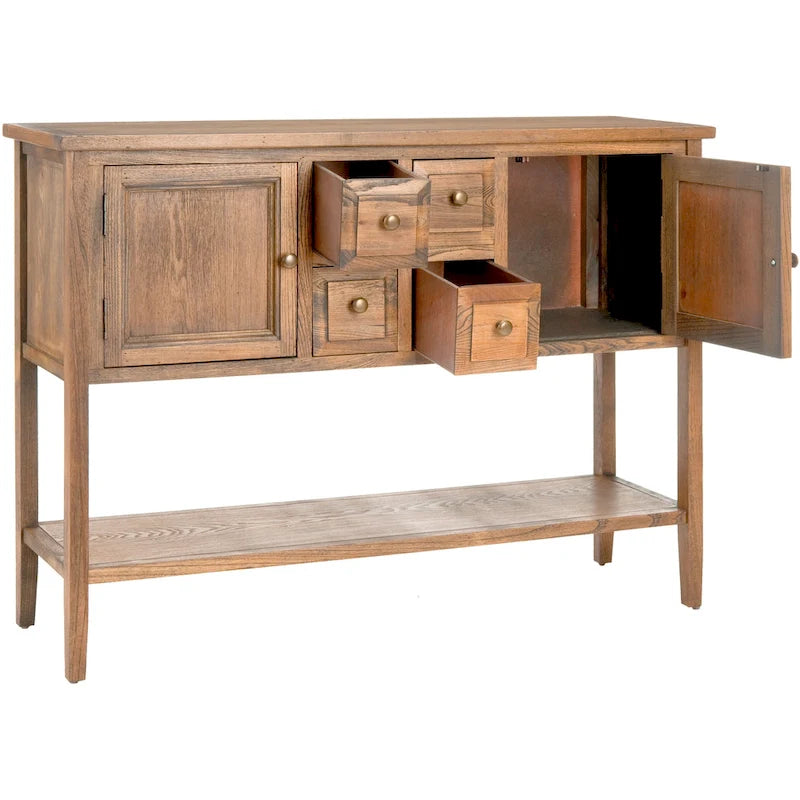 Dressoir met eikenhouten afwerking - 17B x 48D x 22H