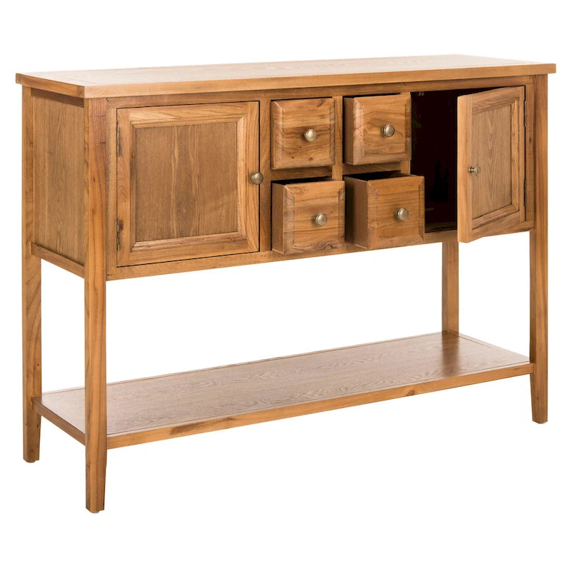 Dressoir met eikenhouten afwerking - 17B x 48D x 22H