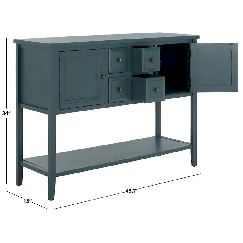 Dressoir met eikenhouten afwerking - 17B x 48D x 22H