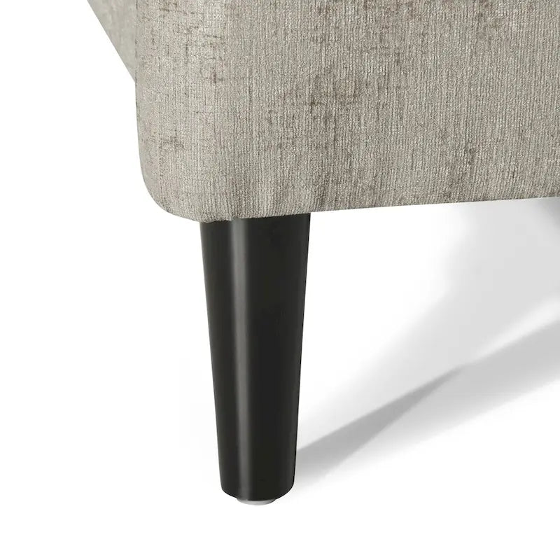 Oversized stoffen relaxfauteuil met duwmechanisme
