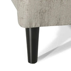 Oversized stoffen relaxfauteuil met duwmechanisme