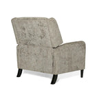 Oversized stoffen relaxfauteuil met duwmechanisme