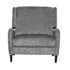 Oversized stoffen relaxfauteuil met duwmechanisme