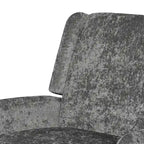 Oversized stoffen relaxfauteuil met duwmechanisme
