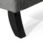 Oversized stoffen relaxfauteuil met duwmechanisme