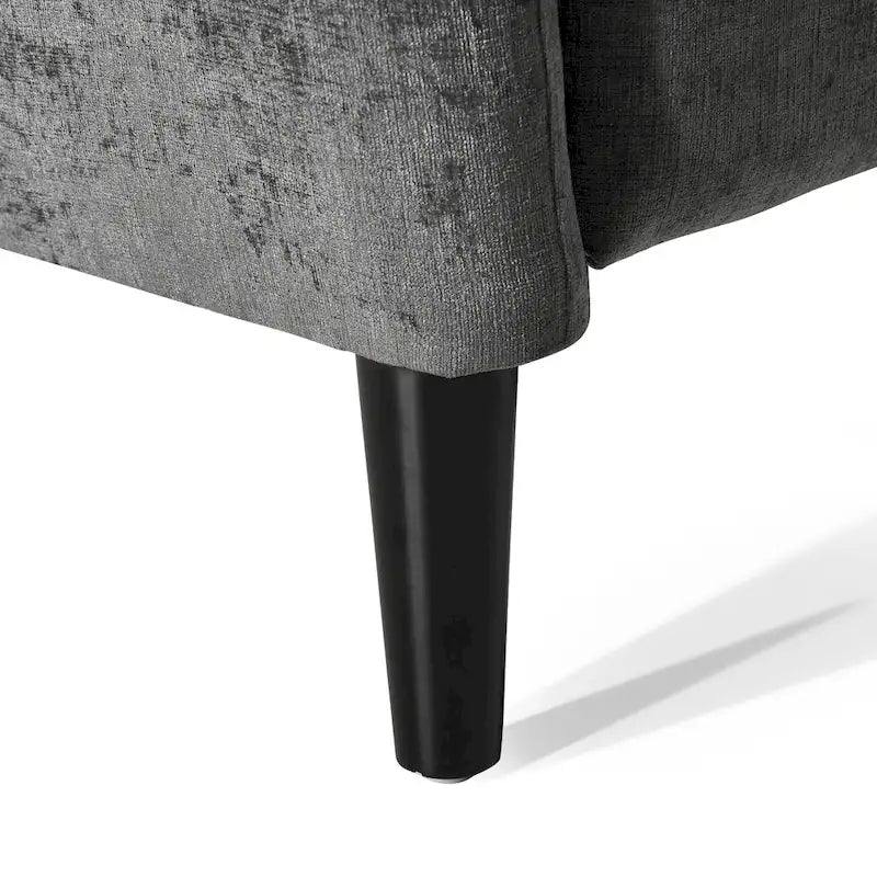 Oversized stoffen relaxfauteuil met duwmechanisme