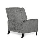 Oversized stoffen relaxfauteuil met duwmechanisme
